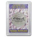 Silver American Eagle Harris Holder (Happy Birthday Design) Silver American Eagle Harris Holder (Happy Birthday Design)